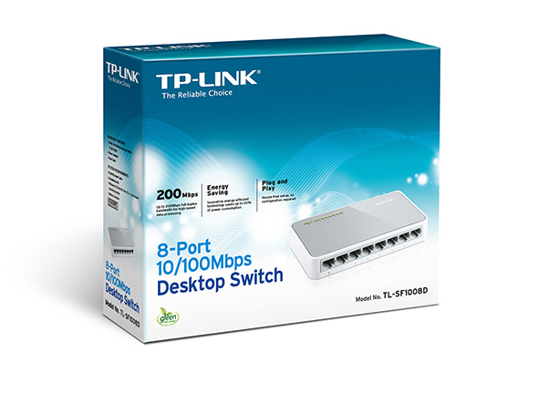 Switch TpLink 8 Puertos TL-SF1008D-08